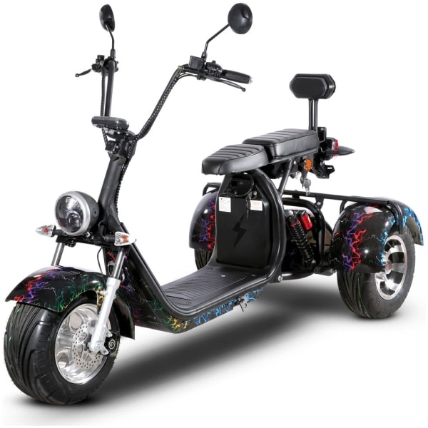 Elektrická Harley kolobežka CityCoco SC09-blesky-spredu-2