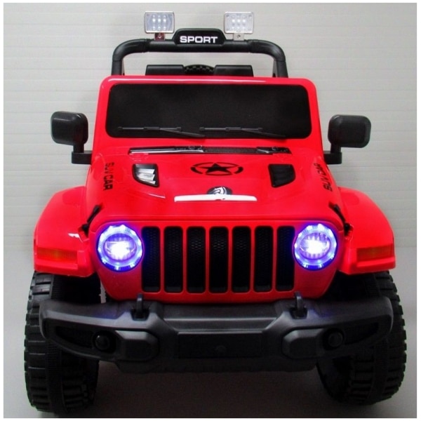 Elektrické autíčko Jeep X10-červené-spredu