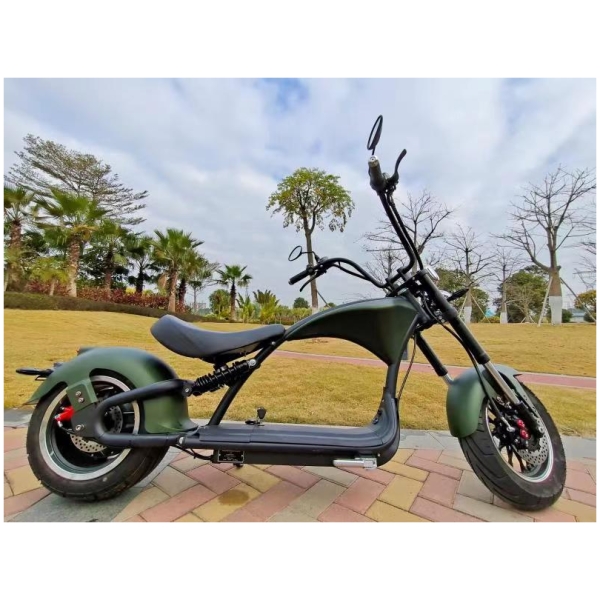 Elektrický Chopper CityCoco M1-zelený-celý