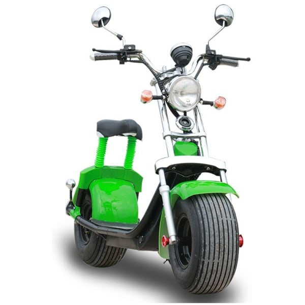 Elektrická Harley kolobežka CityCoco SC10 Pro-zelená-spredu