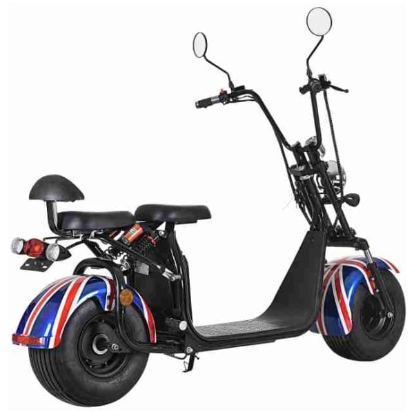 Elektrická harley koloběžka Citycoco Brittish Flag