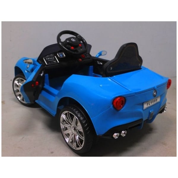 Elektrické autíčko Kabriolet B11-modré-zozadu