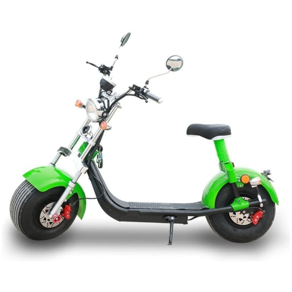 Elektrická Harley kolobežka CityCoco SC10 Pro-zelená-celá