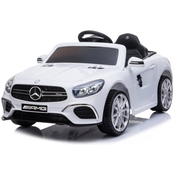 Elektrické autíčko Mrcedes Benz SL63-white-spredu