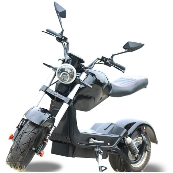 Elektrická Harley kolobežka CityCoco M3-čierna-spredu-3