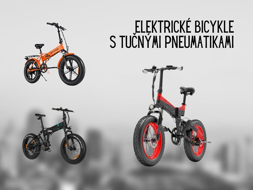 Elektrické bicykle s tučnými pneumatikami