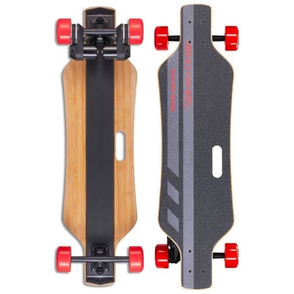 E-Board BenchWheel Longboard-drevo-celý