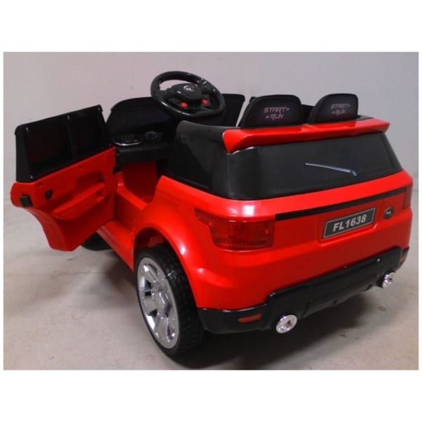 Elektrické autíčko Kabriolet F1-červené-zozadu
