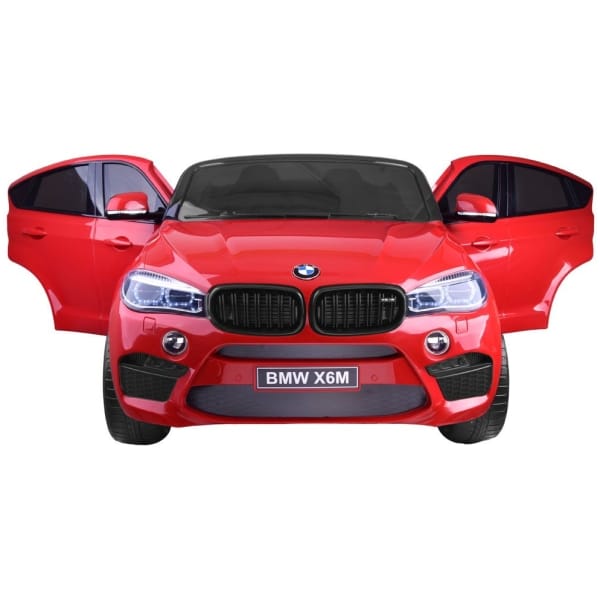 Elektrické autíčko BMW X6M-červené-spredu