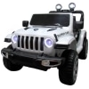 Elektrické autíčko Veľký Jeep X4-biele-spredu-3