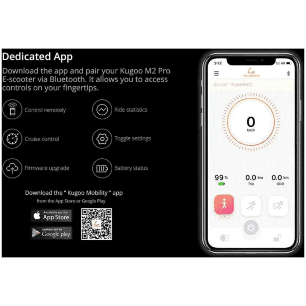 Elektrická kolobežka Kugoo M2 Pro Smart-APP