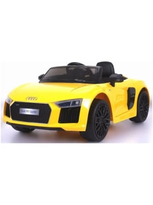 Elektrické autíčko Audi R8 Spyder-žlté-spredu