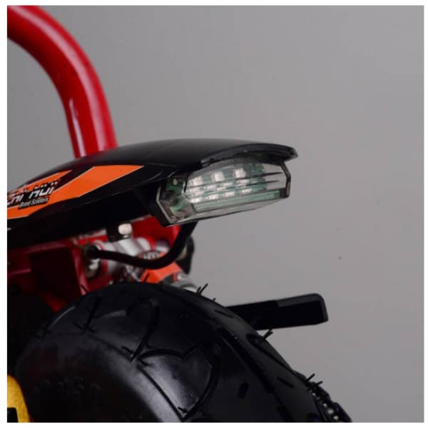 Elektrická kolobežka X-Scooters SMART 350-červená-zadné svetlo