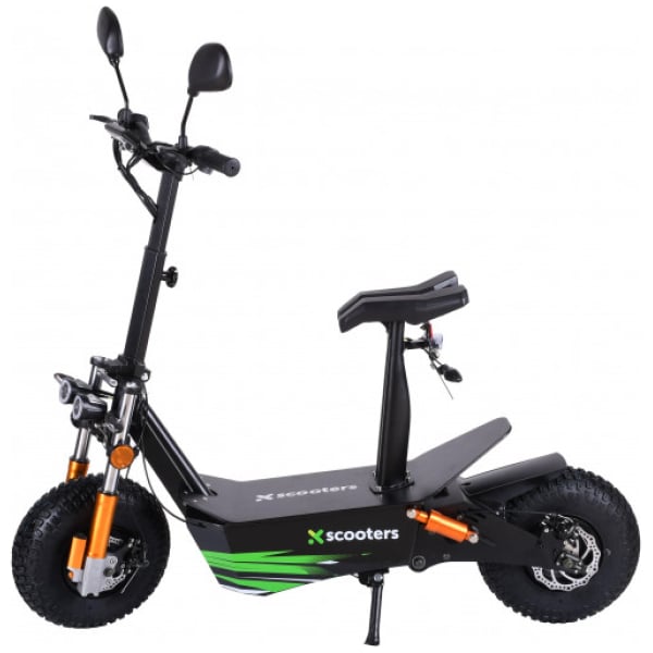 Elektrická kolobežka X-Scooters XR04-čierna-zboku-2