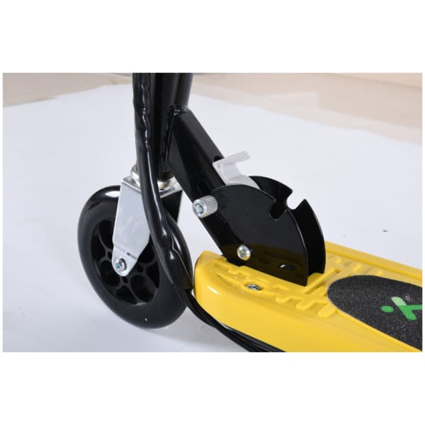 Elektrická kolobežka X-Scooters XS02 mini-žltá-predné koleso