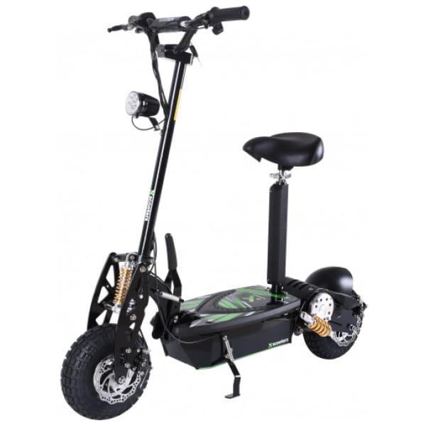 Elektrická kolobežka X-Scooters XT01-čierna-spredu